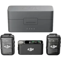 DJI Mic 2 (2 TX + 1 RX + Charging Case) Dual-channel Wireless Microphone